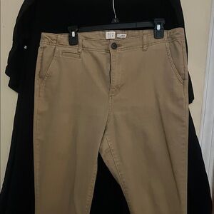 Stylish Tan Women's Straight Leg Jeans